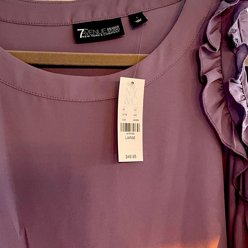 New York and Company cold shoulder top